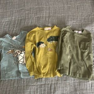 Zara long sleeves bundle size 3/4T